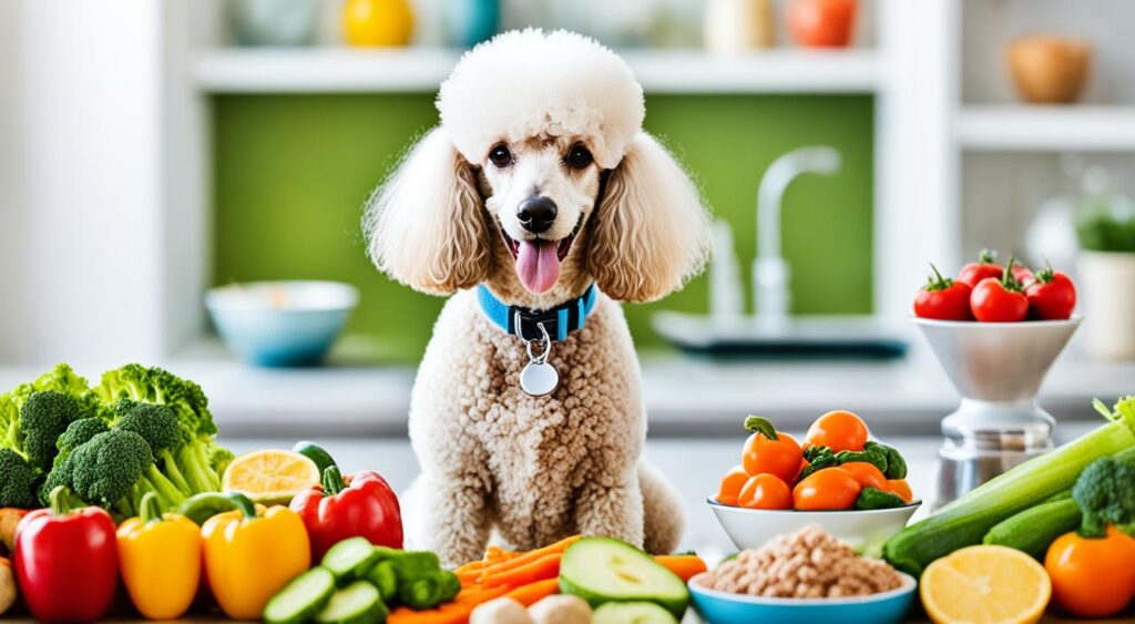 Poodle healthy feeding