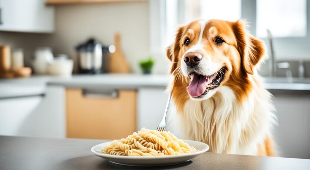 Whole grain pasta for dogs