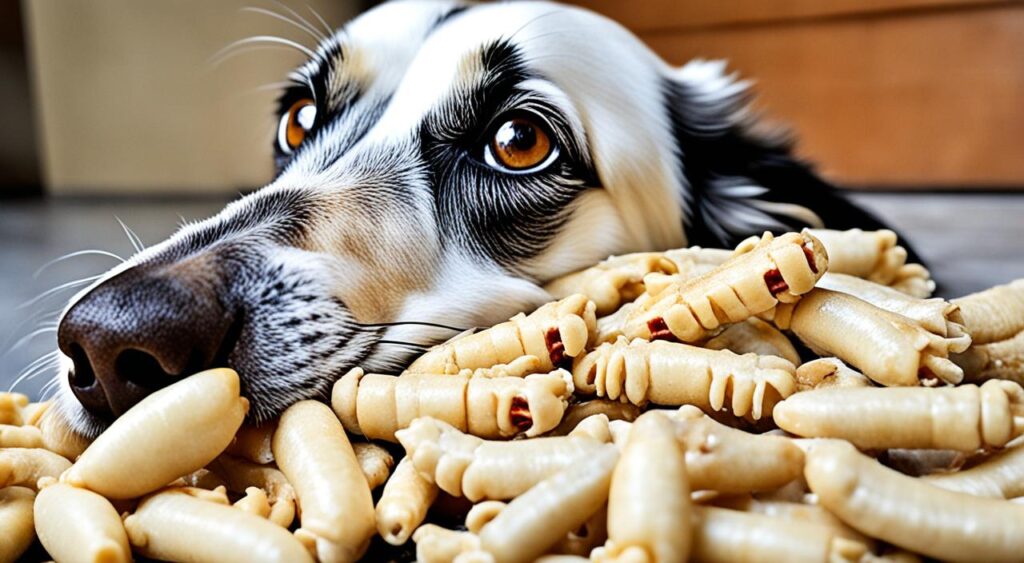 are chicken feet good for dogs