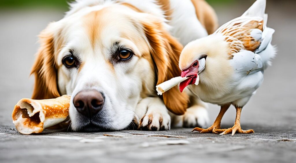 can dogs eat chicken bones