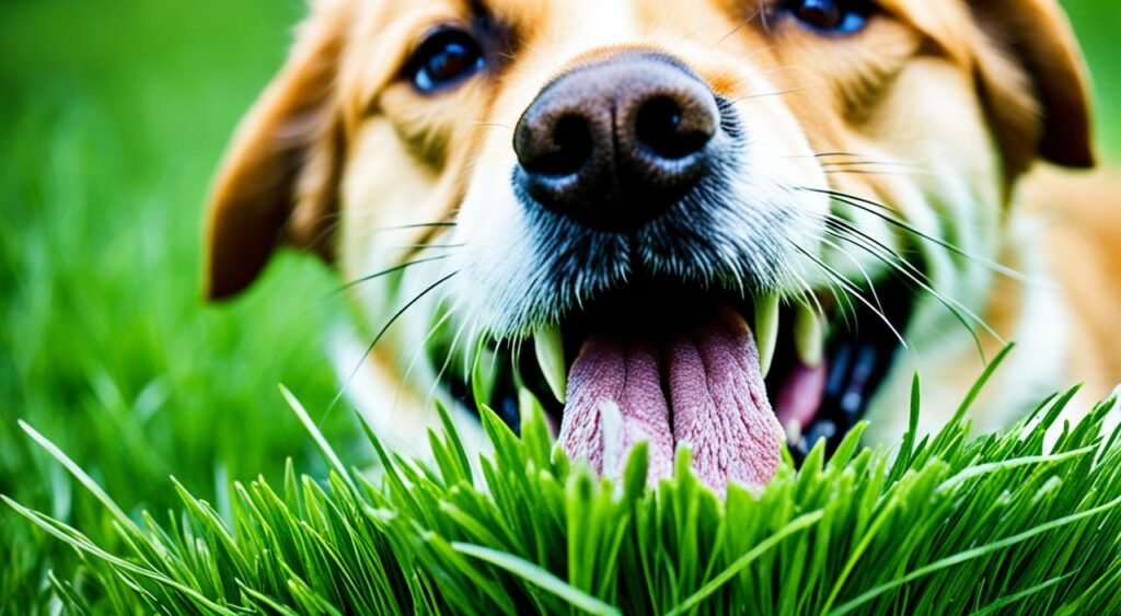 can dogs eat grass