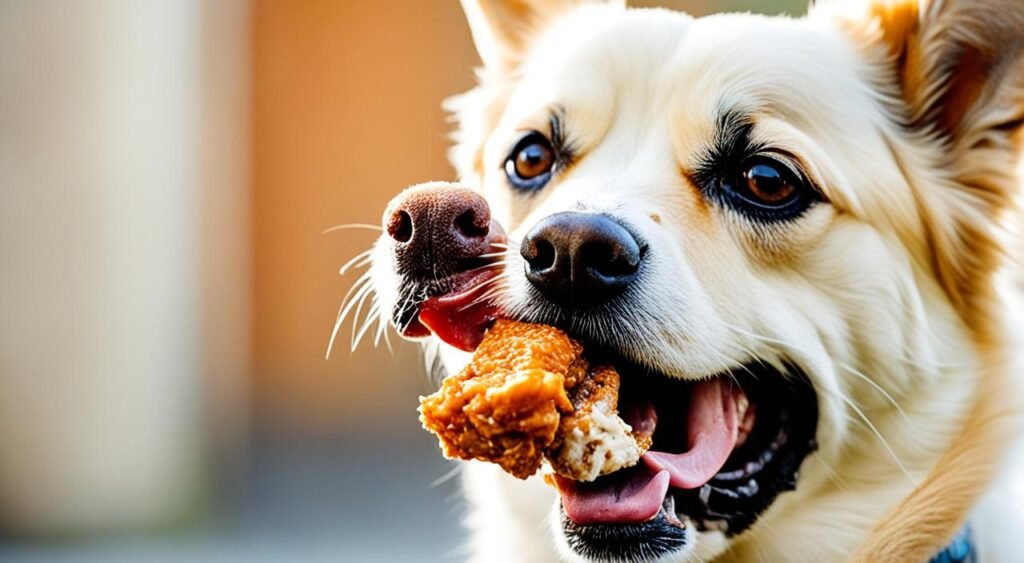 chicken bone eaten by dog