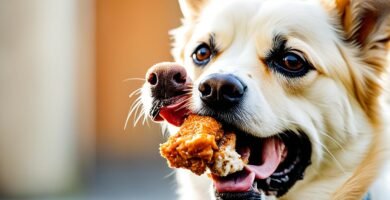 chicken bone eaten by dog