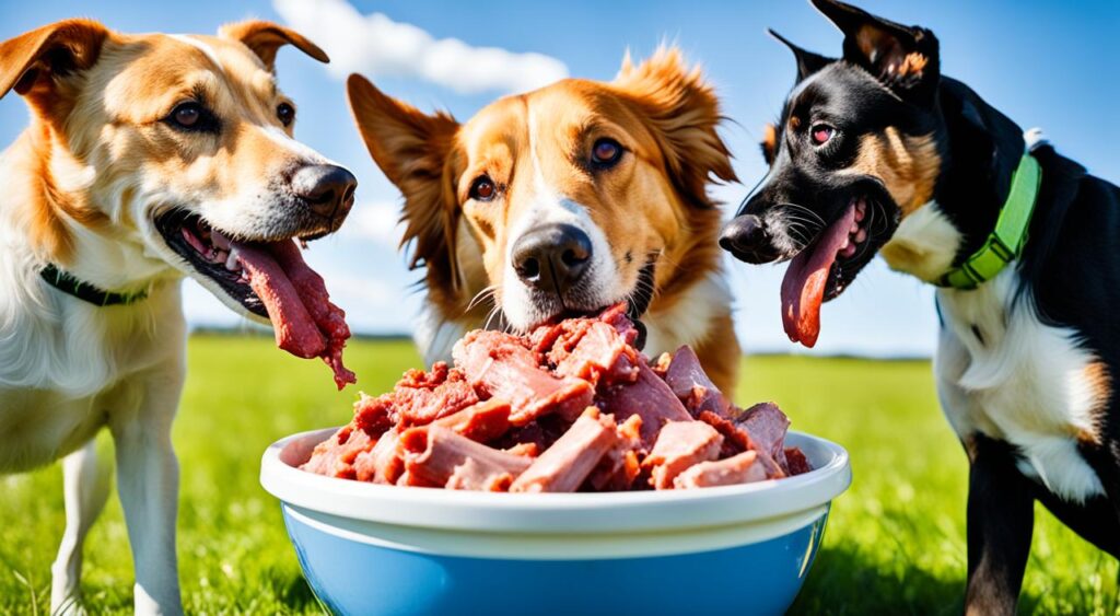 dogs eat raw chicken