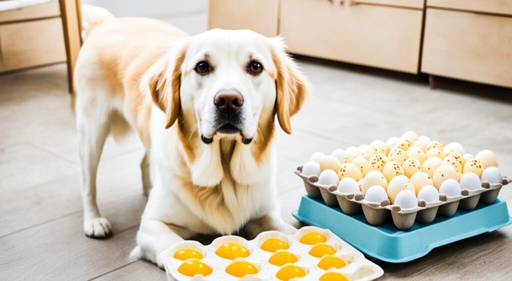 how many eggs for dogs