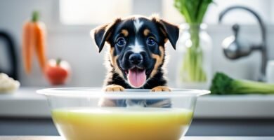 is chicken broth good for puppies