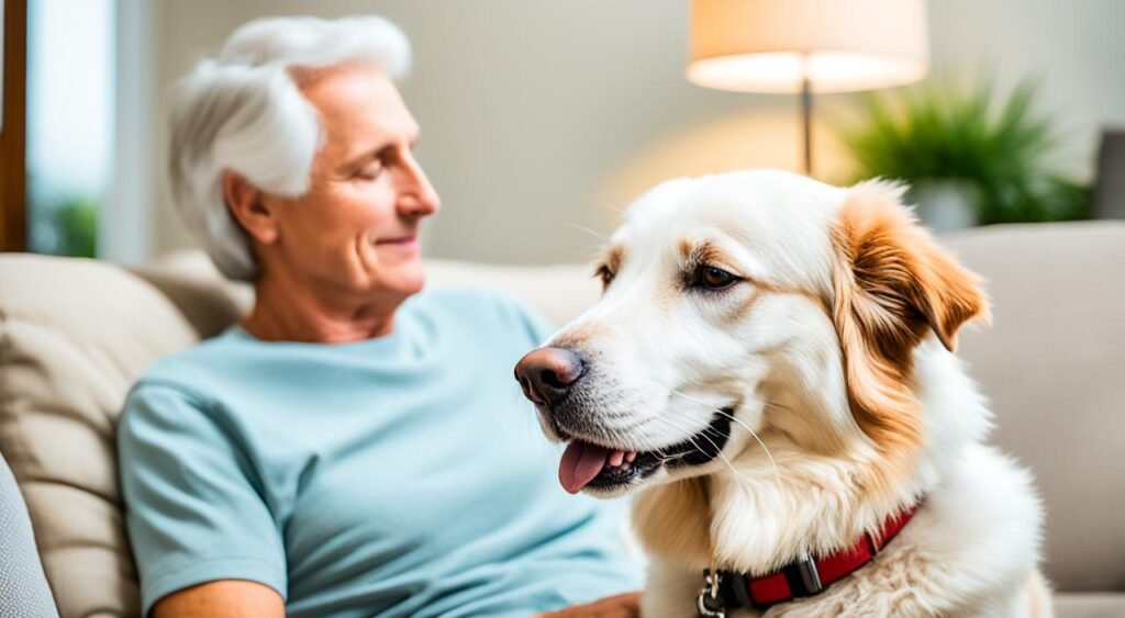 pet owner calmness