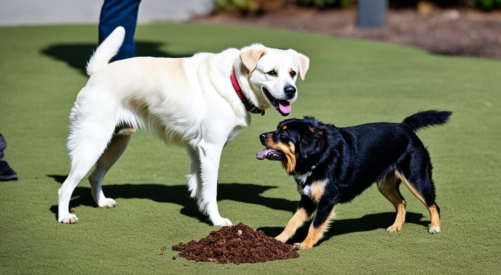 prevent dog from eating feces