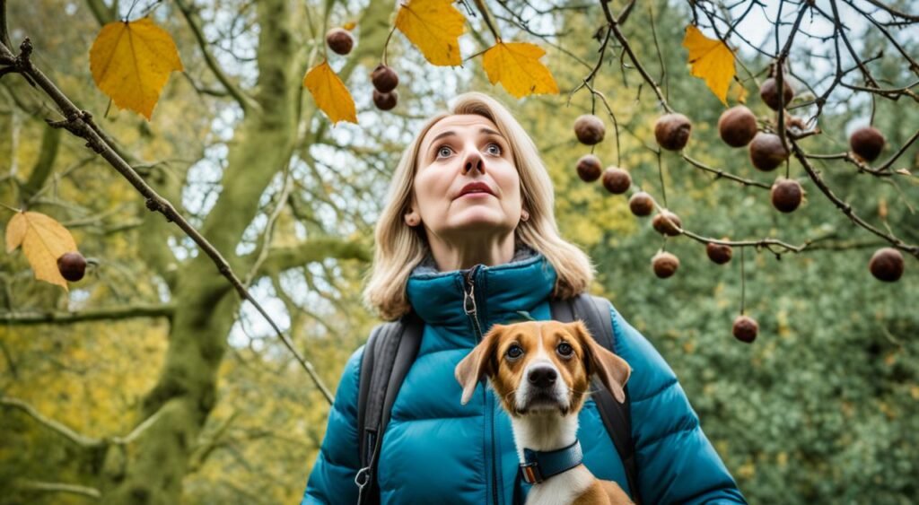 preventing conker ingestion for dogs